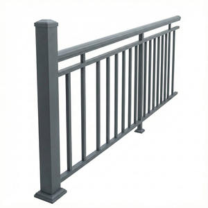 Profils en aluminium anodisés et thermolaqués pour rampes d'escalier et de balcon, série 6000, 6063 T5, pour la sécurité. - Product Image 3