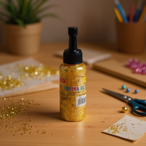 Colla per Glitter Ilana 60G Oro con Paillettes per Artigianato - Product Image 2