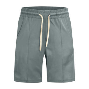 Men's Sweat Shorts Cotton/Bamboo Fiber Elastic <b>Waist</b> Drawstring 6'' Inseam Casual Gym Athletic with Pockets - Product Image 3
