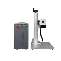 Máquina de Grabado Láser de Fibra Portátil de 50W para Marcado de Metales de Alta Eficiencia, Piezas Automotrices, Ferretería y Componentes Industriales