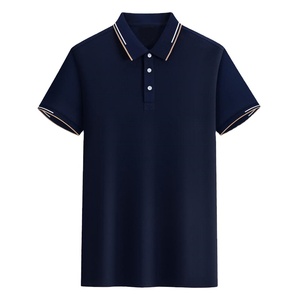 Polos de algodón liso con logotipo personalizado directo de fábrica de alta calidad OEM, camisetas Polo de manga corta con estampado 3D de Camiseta de algodón liso, camisetas de manga corta - Product Image 5