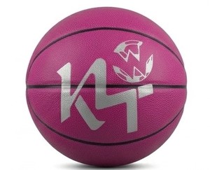 Balón de Baloncesto KLTW INT'L K1 Rosa con Logotipo, Talla 7, Cubierta de Cuero, Cámara de Goma Natural, Balón de Entrenamiento Interior Resistente, 580-650g - Product Image 1