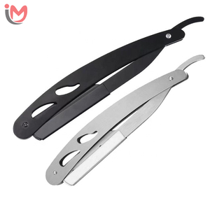 Navaja de Afeitar Manual de Seguridad para Barbería, de Acero Inoxidable, de Filo Recto, Plegable, con Una Sola Hoja, para Afeitar la Cara y el Cuerpo, OEM - Product Image 5