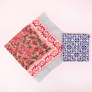 Élégant foulard carré pour femme en coton 100% imprimé au bloc, bandana, couvre-chef, mouchoir de qualité supérieure pour la randonnée, les voyages et les activités de plein air Craftjaipur - Product Image 4