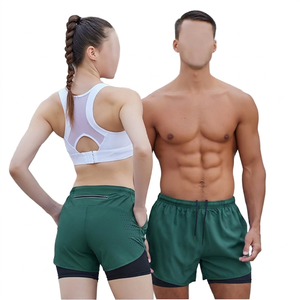 Shorts Deportivos de Tenis para Mujer, de Secado Rápido, Transpirables, con Forro, Spandex, Verano, 2 en 1, para Gimnasio, Yoga, Correr - Product Image 1
