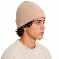 Bonnet unisexe 100% laine, doux, chaud, respirant, imperméable, extensible, pour l'hiver, décontracté, confortable, pour l'extérieur, pour tous les jours