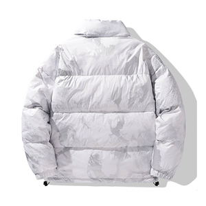 ARTIZ INTERNATIONAL <b>Men</b> Hooded Puffer Jacket Winter Eco-Friendly Windproof Lightweight Thermal Durable Shell Outdoor Front - Product Image 2