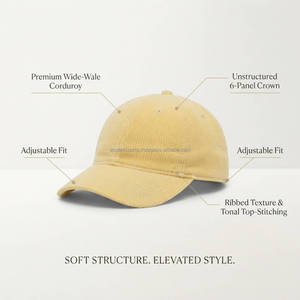หมวกเบสบอลผู้หญิง 6 แผง ผ้าฝ้าย 100% ปรับขนาดได้ ทรง Dad Hat ปีกโค้ง แฟชั่นกีฬา หมวกกันแดด รับทำโลโก้ OEM ขายส่ง - Product Image 6