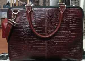 Bolso bandolera de piel auténtica de alta calidad, impermeable, con cierre de cremallera y correa única para el día a día. - Product Image 3