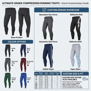 High Performance Compression Wear Set Lightweight Running Gym Training Thighs - Product Image 6
