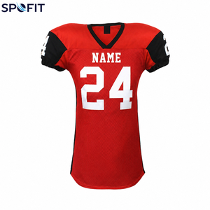 Maillot de football américain tendance personnalisé par sublimation, imprimé sur le devant, pour adulte, grande taille, respirant, antibactérien - Product Image 4