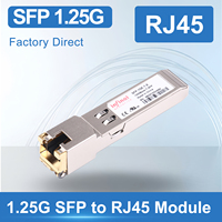 Infinol Módulo de Cobre SFP a RJ45 10/100/1000Base 1G 1.25G 100m GLC-T GLC-TE SFP-GE-T Transceptor Fabricantes