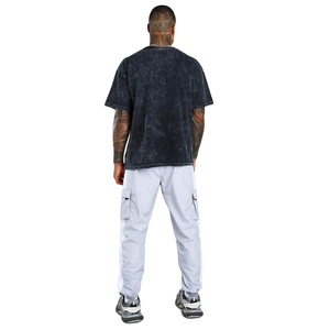 T-shirt Homme Oversize Personnalisable 100% Coton, Grammage Lourd, Délavé à l'Acide, Infroissable, Respirant, Col Rond, Haute Qualité, Coupe Classique - Product Image 3