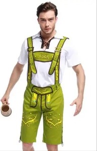Shorts Bermuda en Lederhosen Verts pour Hommes, Brodés, Taille Haute, Décontractés, Tissés – Meilleures Ventes - Product Image 4