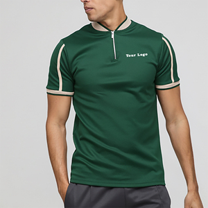 Camisa Casual de Hip Hop para Hombre, Tallas Grandes, Transpirable, Corte Clásico, Cierre de Cremallera de Cuarto, Personalizable, Precio al por Mayor - Product Image 4