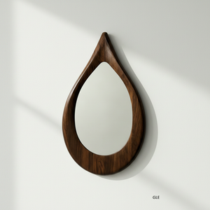 Décoration murale en fer forgé doré, design élégant et personnalisé pour l'extérieur et la maison, avec miroir intégré - Product Image 6