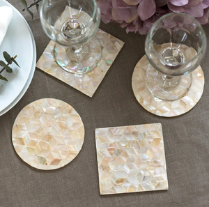 Mother Of Pearl Coaster <b>Placemat</b> Round 10cm Coaster With Round Shape Latest Pieces MOP Coaster Hot Sale - Product Image 6