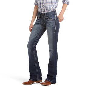 Jeans de style western brodés sur mesure pour femmes, coupe bootcut, ultra-doux, respirants, écologiques, tissu de qualité supérieure, séchage rapide - Product Image 1
