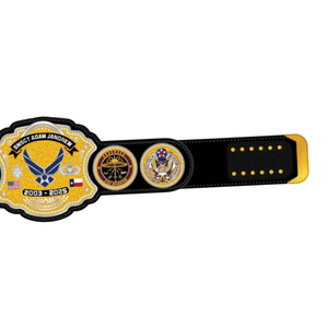 Sargento Cinturón de Campeonato Adam Jaramillo 2003-2025, Cinturón Deportivo Personalizado de Alta Calidad, Artículo de Colección Exclusivo - Product Image 4