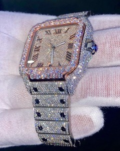 Joyas de Belleza de Edición Limitada Hechas a Mano, de Lujo, en Acero Inoxidable con Cristal de Zafiro, Unisex, Clásicas, Estilo Hip Hop, Mecánicas - Product Image 4