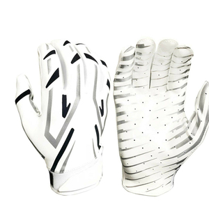 Guantes de Fútbol Americano de Primera Calidad a Precio Económico, MOQ Bajo, Color Sólido, Nuevo Estilo, Guantes de Fútbol Americano con Agarre - Product Image 1