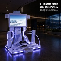Simulateur de ski en réalité virtuelle, machine d'entraînement au ski, équipement de jeu d'arcade de sports de neige en intérieur pour centre commercial