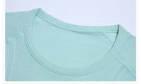 Camiseta Moderna de Talla Grande para Mujer, Cuello Redondo, Sin Mangas, con Cuentas y Lentejuelas, Tejido de Punto de Spandex/Poliéster, Transpirable, Informal de Verano