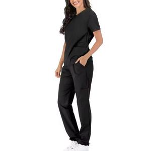 Customized Men Women Medical Spa Nursing Clinic Uniform Hospital <b>Scrub</b> <b>Set</b> Uniform Pants <b>Set</b> With Custom Logo - Product Image 2