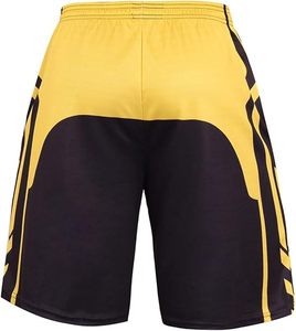Shorts de basket-ball unisexes respirants, grande taille, été, maille de haute qualité, 100% polyester, logo personnalisé, uniforme de basket-ball - Product Image 2