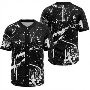 Camiseta de Béisbol Sublimada Personalizada, Ligera, de Poliéster, para Equipos Deportivos, Fabricante de Marca Privada - Product Image 1
