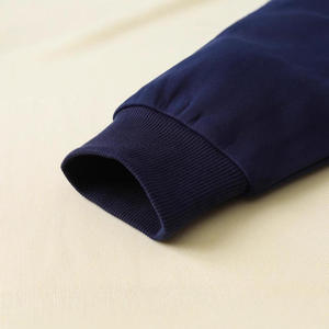 Sweat-shirts unis élégants en gros 330 g/m² à col rond pour garçons, style rétro western, manches raglan, bicolores, pour hommes - Product Image 5