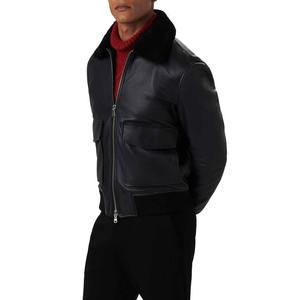 High Quality <b>Men</b> <b>Leather</b> <b>Jacket</b> 2026 Genuine <b>Leather</b> <b>Jacket</b> Manufacturer - Product Image 4