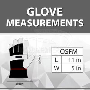 Gants de travail en vente directe d'usine Gants de travail à usage général Gants de travail en cuir de sécurité - Product Image 6