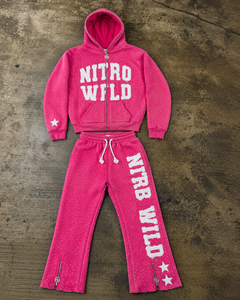 Custom <b>Black</b> Winter Solid Vintage Wash <b>Zip</b> <b>Hoodie</b> Jogger Set for Streetwear Lightweight Cotton Fleece Logo Men Sweatsuits - Product Image 2