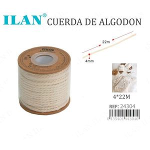 Corda di cotone Iln 4 mm x 22 m per artigianato e decorazioni - Product Image 3