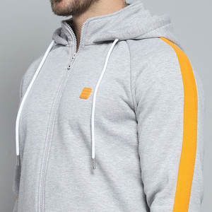 Chándal de invierno para hombre con capucha, talla grande, diseño de logotipo profesional, cómodo, informal, estampado, ligero, transpirable, liso, al por mayor - Product Image 6