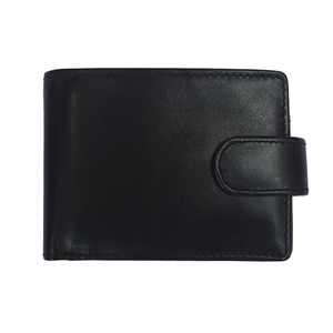 Premium Quality Fashion Genuine Leather Canvas Bifold <b>Wallet</b> Men <b>RFID</b> <b>Blocking</b> Light Weight Custom Logo Wholesale Best Price - Product Image 3
