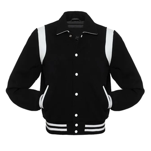 Chaqueta Varsity para Hombre, Talla Grande, Transpirable y Ecológica, Color y Diseño Personalizados con Logotipo Personalizado - Product Image 1