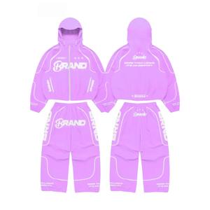 Conjunto Deportivo Unisex SPLENDID APPAREL 2 en 1 con Capucha, Cremallera, Pantalones de Manga Larga, Ropa Deportiva de Otoño, 100% Transpirable y Ligero - Product Image 3