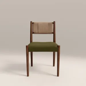 SILLA DE COMEDOR DE MADERA SYDNEY VERDE MUSGO SINTERIOR - Product Image 1