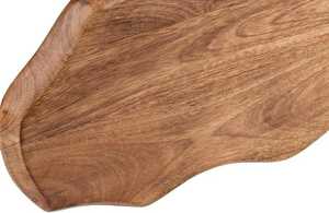 Planche à découper rectangulaire en bois d'acacia naturel ALI FASHION ART AFA01, écologique, avec poignée en bois, passe au lave-vaisselle, 1,5 cm - Product Image 2