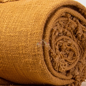 Couverture en taffetas de coton solide de haute qualité tissée à la main pour la décoration de canapé dans le salon - Product Image 5