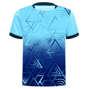 เสื้อยืดซับลิเมชั่นผู้ชาย ผ้าคอตตอนหนา 100% ทรงโอเวอร์ไซส์ รับออกแบบโลโก้ เสื้อเปล่า คอกลม แขนเสื้อแบบดรอปโชว์เดอร์ - Product Image 5