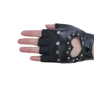 Guantes de Cuero de Medio Dedo para Baile - Guantes de Pole Dance con Medio Dedo y Agarre Fuerte, la Mejor Calidad - Product Image 6