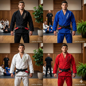 Kimonos de Jiu Jitsu Personalizados con Logotipo de Equipo, Premium, 450gsm, Tejido Perla, Tallas A0 A1 A2 A3 A4 A5 A6, Venta al Por Mayor para Academias - Product Image 3
