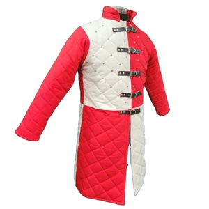 Armadura de Caballero Histórico, Gambeson Medieval, Abrigo de Algodón, Chaqueta Larga y Acolchada de Akteon, Ropa de Reenactamiento Vikingo - Product Image 3