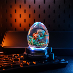 Lámpara de resina personalizada, lámpara de resina, luz nocturna personalizada, lámpara de epoxi de Pokémon, lámpara art déco, regalo personalizado, regalo hecho a mano - Product Image 1