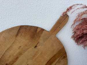 Planche à découper rectangulaire en bambou naturel de qualité supérieure, écologique, résistante au lave-vaisselle, légère, avec poignée, pour la cuisine - Product Image 5