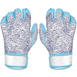 Gants de baseball en cuir pour hommes, entièrement enveloppants, avec logo personnalisé, pour le baseball et le softball, vente en gros - Product Image 1