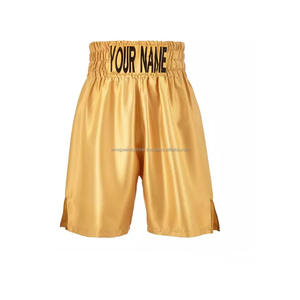 กางเกงขาสั้นซ้อมมวยแบบมืออาชีพ MMA สำหรับผู้ใหญ่เด็กผู้ชายเด็กผู้หญิง100% โพลีเอสเตอร์ระบายอากาศได้ - Product Image 4